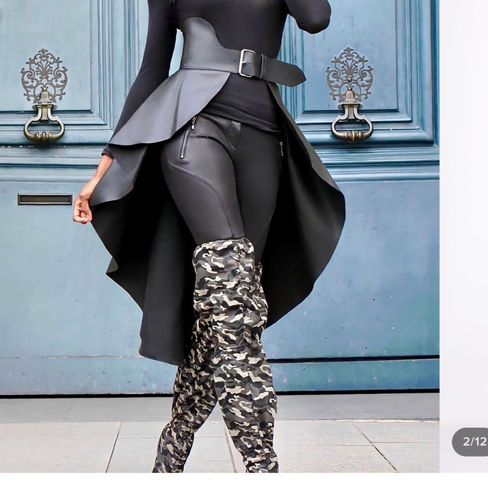 Skirt Skirt Belt- Black